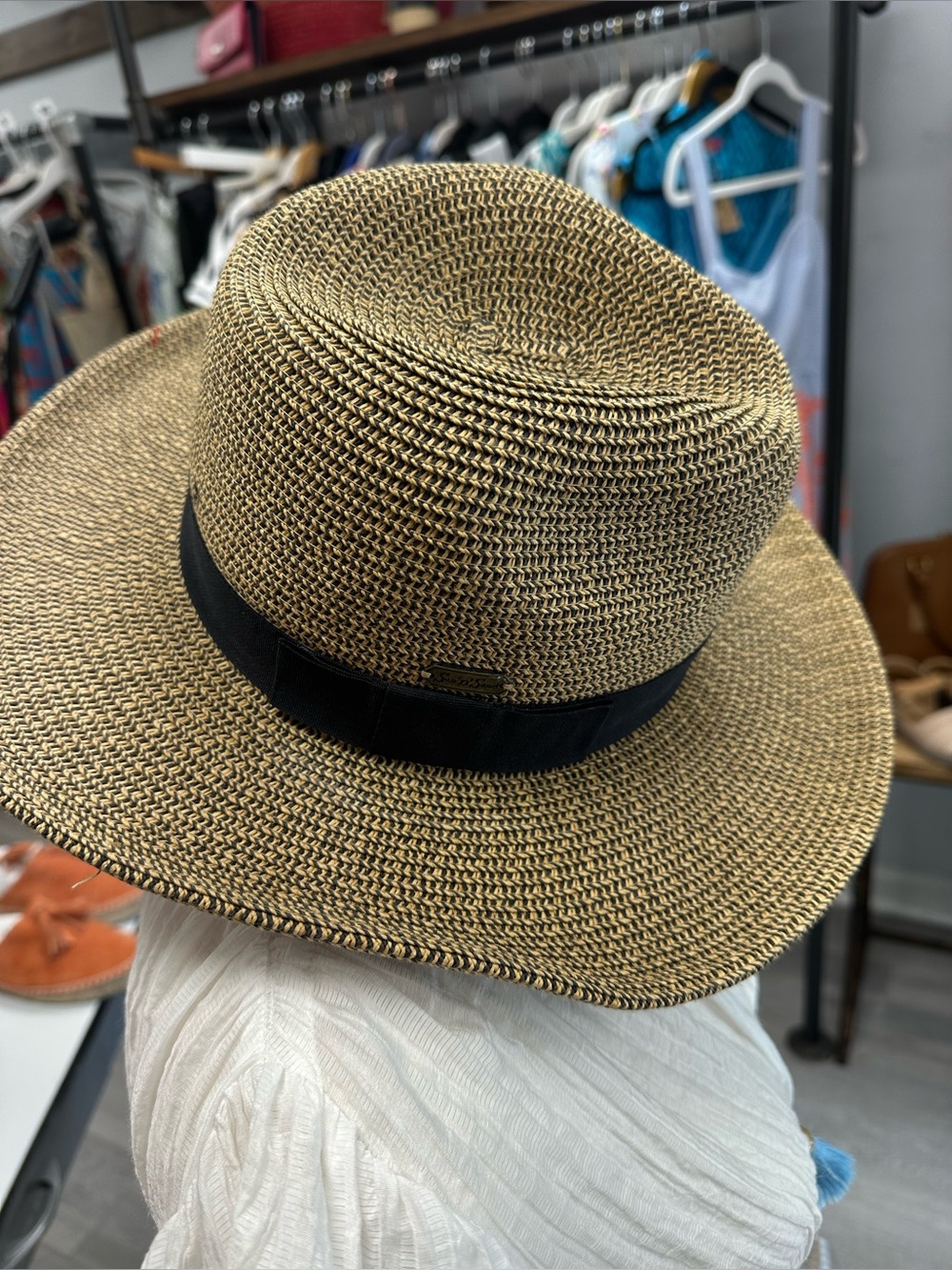 Sun N’ Sand Woven Wide Brim Hat | Adjustable Coastal Sun Hat